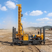 Foreuse pneumatique DTH JUTOP pour puits d'eau, robuste, capacité de forage de 300 m, type chenillé, à vendre