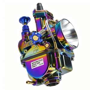 Carburador KEI HINKOSO <span class=keywords><strong>OKO</strong></span> de Alto Rendimiento para Motocicletas Todoterreno 2T 4T, 24mm-34mm,  Nuevo, Metálico, con Jet de Potencia para Carreras - Product Image 1