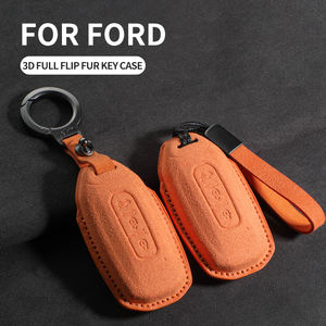 Nouvelle conception, texture confortable, <span class=keywords><strong>sac</strong></span> à clés de voiture en cuir pliable pour Ford Fusion Focus Ecosport Mondeo Kuga Escape Explorer - Product Image 6