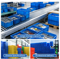 Bac de manutention en plastique HP recyclable et empilable, robuste, pour le stockage de pièces électroniques en atelier