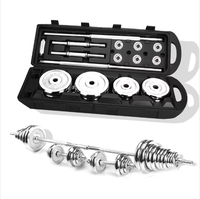 Ensemble d'haltères réglables 10-55 KG pour la musculation à domicile, haltères de musculation, haltères peintes, ensemble en boîte