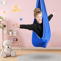 Fauteuil hamac pliable portable d'intérieur pour enfants, balançoire de thérapie sensorielle avec kit de fixation au plafond pour l'autisme et le TDAH