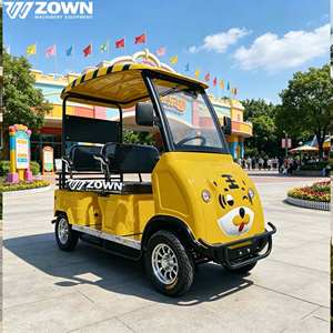 Carrito de golf eléctrico estándar de 4 plazas, homologado CE, para carreteras lisas, para transporte en campos de golf, villas y parques. - Product Image 1