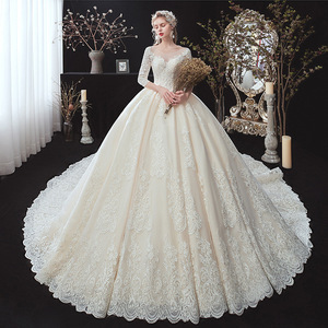 <span class=keywords><strong>Abiti</strong></span> da sposa per le donne 2022 <span class=keywords><strong>abiti</strong></span> da sposa di lusso a maniche lunghe in Tulle da <span class=keywords><strong>principessa</strong></span> personalizzati <span class=keywords><strong>abiti</strong></span> da <span class=keywords><strong>donna</strong></span> eleganti - Product Image 1