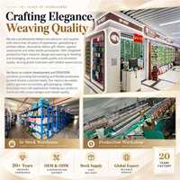 Ruban tressé à trois brins de 2 cm, vente en gros d'usine, pour textiles de maison, décoration de fenêtres, décoration de vêtements, bricolage fait main