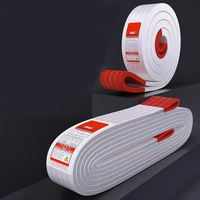 Sangle de levage pour grue de levage 1 tonne 2 tonnes 3 tonnes 5 tonnes Sangle plate industrielle pour remorque Corde de sangle en toile Fabriqué dans le Hebei Chine