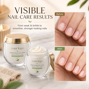 Crema Reparadora de Uñas ODM/OEM, Hidrata Profundamente las Cutículas, Restaura la Salud, Rica en Aceite de Coco y Cera de Abeja, Fortalece las Uñas - Product Image 3