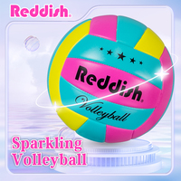Ballon de beach-volley professionnel en PVC, taille 5, toucher doux, couture machine personnalisée, pour le divertissement