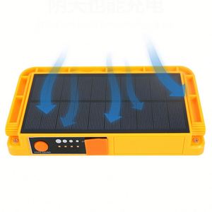 Venta caliente Solar móvil Luz de emergencia portátil LED lámpara de carga teléfono carga al aire libre Camping impermeable - Product Image 4