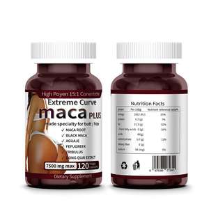 Kalça büyütme Vitamin Boost Maca kök bitkisel takviyesi için yetişkin bayanlar Maca kapsül bitkisel takviyesi - Product Image 2