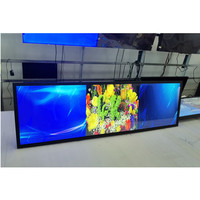 Lecteur publicitaire à écran LCD ultra large 2K 4K Moniteur de publicité vidéo LCD étiré Affichage numérique sur étagère
