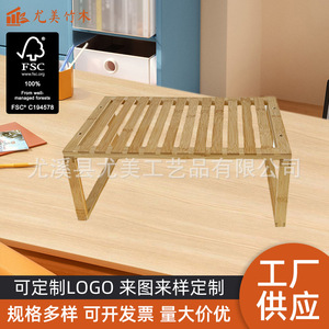 Simple bamboo single-layer <b>shoe</b> rack, suitable for home use, doorways, and dormitories. Manufacturer of bamboo <b>storage</b> shelves. - Product Image 5