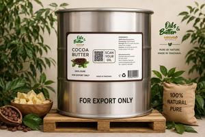 Mantequilla de Cacao Pura Orgánica Sin Refinar Destilada al Vapor de Mrembo Naturals, Revitalizante para la Piel, Hidratante, Mantequilla Corporal y Labial de Grado Cosmético - Product Image 6