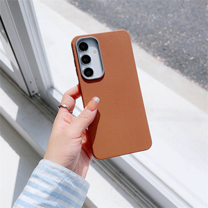 Custodia per telefono con ricarica Wireless magnetica in pelle di lusso antiurto per <span class=keywords><strong>Samsung</strong></span> S25 S24 S23 S22 <span class=keywords><strong>S21</strong></span> Ultra morbida - Product Image 4