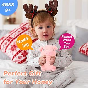 Annuendo giocattolo animato interattivo elettrico che parla regali <span class=keywords><strong>di</strong></span> peluche per bambini che parlano maialino ripete quello che dici giocattolo - Product Image 5