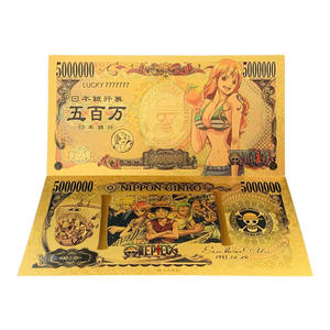 Персонализированная банкнота с покрытием из 24-каратного золота, японское аниме - Product Image 4