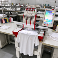 Machine à broder automatique pour t-shirts à une tête pour les propriétaires de boutiques Instagram