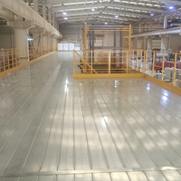 Plateforme industrielle en acier de 1000 kg/m² – Plateforme de stockage surélevée multi-niveaux pour l'entreposage de pièces en atelier de fabrication