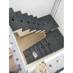 <span class=keywords><strong>Escaleras</strong></span> Flotantes en Espiral Modernas Weijia, Diseño Prefabricado <span class=keywords><strong>de</strong></span> Madera y Vidrio para Hormigón, Planos y Envíos - Product Image 3