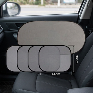 Universal Foldable Luxury Car <b>Window</b> Side Sunshade Mesh Net with Nylon Material ZHE Origin - Product Image 3