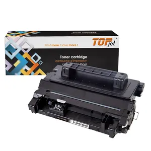 Topjet 390X 90X CE390X Premium Toner Cartridge dengan Chip kompatibel untuk HP LaserJet M4555 Printer M4555h Laser Printer