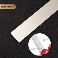 Bande de finition adhésive dorée en acier inoxydable pour plafond de villa, étanche, personnalisable, pour hôtels