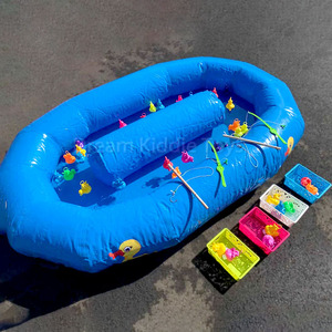 Jeu de <span class=keywords><strong>piscine</strong></span> aquatique en PVC avec canards flottants, jeu de carnaval <span class=keywords><strong>pour</strong></span> étang, <span class=keywords><strong>piscine</strong></span> <span class=keywords><strong>gonflable</strong></span> commerciale <span class=keywords><strong>pour</strong></span> la pêche aux canards <span class=keywords><strong>pour</strong></span> enfants - Product Image 2