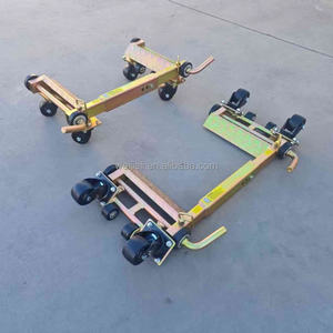 Kleiner manueller Auto-<span class=keywords><strong>Mover</strong></span>, Trolley-Handling-Ausrüstung, Vierrad-Hebel Typ Mangan-Stahlriemen-Traktion stange - Product Image 5