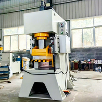 Prensa Punzonadora Hidráulica de Cuatro Columnas y Dos Vigas, Tipo C de Brazo Único, Motor de 15 kW, Carrera de Deslizamiento de 120 mm