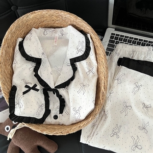 Conjuntos de Pijamas 2025, Ropa de Dormir para Mujer, Primavera <span class=keywords><strong>y</strong></span> Otoño, Manga Larga, Ropa de Casa para Invierno, Conjunto de Pijamas - Product Image 2