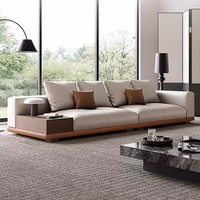 Ensemble de canapés en cuir véritable Connolly de style italien rétro, compact, moderne, pour salon, avec pieds en acier inoxydable