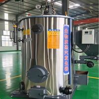 Ketel Generator Uap Otomatis Taikang Yuanda 300kg/jam Vertikal Industri Biomassa Kayu Batubara Bakar Api Tipe Tabung Tinggi