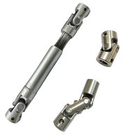 Arbres de transmission télescopiques universels en acier haute performance personnalisables à arbre simple et double avec double joint cardan