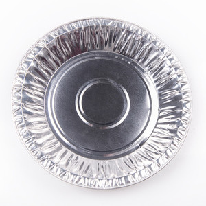 8 pollici all'ingrosso rotondo foglio di ristorazione usa e getta da forno argento robusto in alluminio teglie <span class=keywords><strong>per</strong></span> Pizza torta di biscotti Pizza - Product Image 1