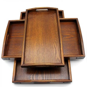 Japanese-style rectangular tea <b>tray</b>, solid wood <b>tray</b>, wooden plate, wooden <b>dinner</b> plate, hotel storage <b>tray</b>, tea set <b>tray</b>. - Product Image 1