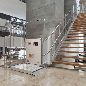 Yeni yıl özel eğim tekerlekli sandalye asansörü, hidrolik asansör - Product Image 6