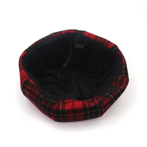 X1074 adulte mode tricoté laine béret chapeaux nouveauté dame laine chapeaux femme Plaid rétro <span class=keywords><strong>peintre</strong></span> tricoté laine casquettes - Product Image 5