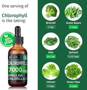 Extracto de Clorofila Orgánica Veganchlorophyll en Gotas OEM/ODM para el Apoyo de la Salud Inmunológica - Product Image 3