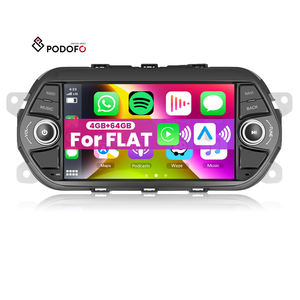 Podofo 7 "4 + 64G Android autoradio stéréo sans fil Carplay/Android Auto GPS/DSP/Wifi/FM/RDS/BT pour <span class=keywords><strong>FIAT</strong></span> <span class=keywords><strong>TIPO</strong></span> EGEA (2015-2017) - Product Image 1