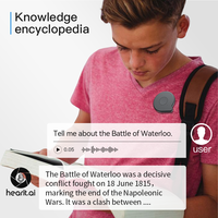 Ces 2025 Microphone Chatbot Appareil intelligent avec AI conversationnelle wifi Dispositif d'enregistrement compatible ChatGPT Microphone caché