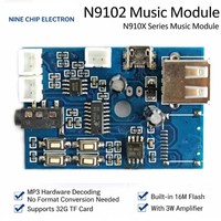 Módulo de Música MP3 Serie N910X, Fabricante OEM con Control de Puerto Serie UART, Módulo de Reproducción de Voz