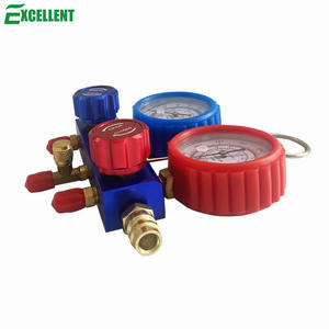 ए/सी मरम्मत के लिए मैनिफोल्ड गेज R134a रेफ्रिजरेंट प्रेशर गेज का उपयोग - Product Image 5