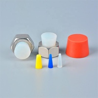 Bouchon conique en caoutchouc silicone transparent résistant aux hautes températures (-40~300°C), dureté 30-80 Shore, tailles M1-M95