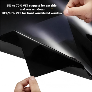 Film de teinte nano-céramique pour fenêtres, <span class=keywords><strong>prix</strong></span> <span class=keywords><strong>d</strong></span>'usine, 1%-70% VLT, rouleau pour <span class=keywords><strong>voiture</strong></span>, maison, bureau, camion, protection contre <span class=keywords><strong>la</strong></span> chaleur et les UV, protection de <span class=keywords><strong>la</strong></span> vie privée, durable - Product Image 3