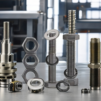Top vente de haute qualité CNC usinage en acier métal prix compétitif boulons hexagonaux vis et écrous matériau en fer