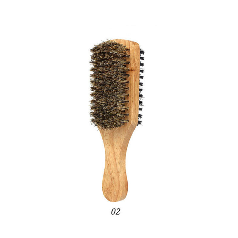 M-Double Sided Wood Handle Brush