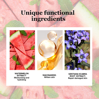 Sérum à la pastèque et au niacinamide pour le soin de la peau du visage, logo personnalisé OEM