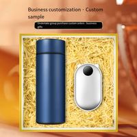 Ensemble cadeau d'entreprise promotionnel OEM unique en vente flash : chauffe-mains, batterie externe, impression UV, couleurs et logo personnalisés