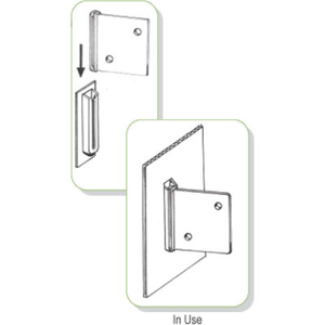 Hot Sale Displays <b>Accessories</b> Exhibition Cardboard Shelf ABS <b>Connector</b> White Plastic Corrugated Shelf Clips - Product Image 5