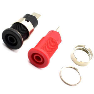 Adaptateur de borne de reliure de prise <span class=keywords><strong>banane</strong></span> femelle à montage sur panneau pour connecteurs <span class=keywords><strong>banane</strong></span> de 4mm - Product Image 3